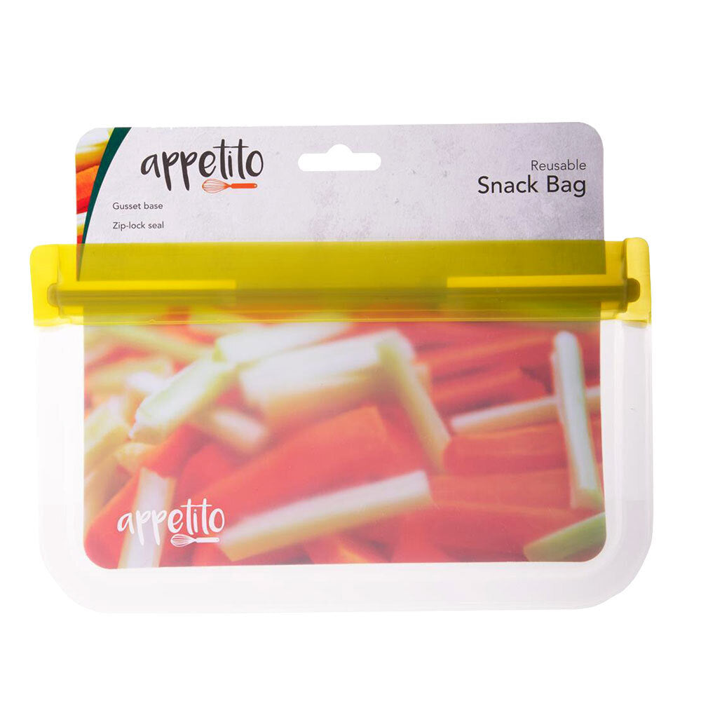 4PK Appetito Reusable Snack Bag - Green