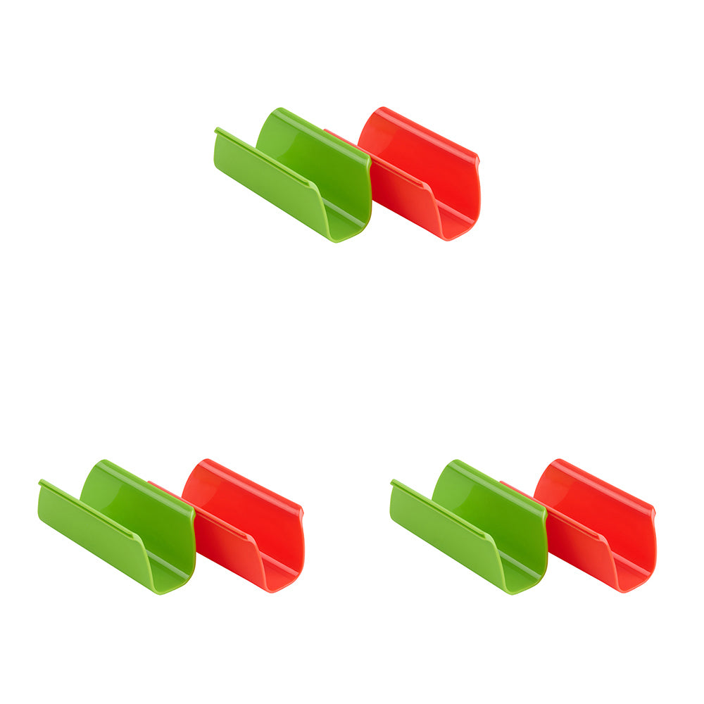 3x 4pc Appetito Coloured Taco Holder Home Kitchen Cooking Assorted