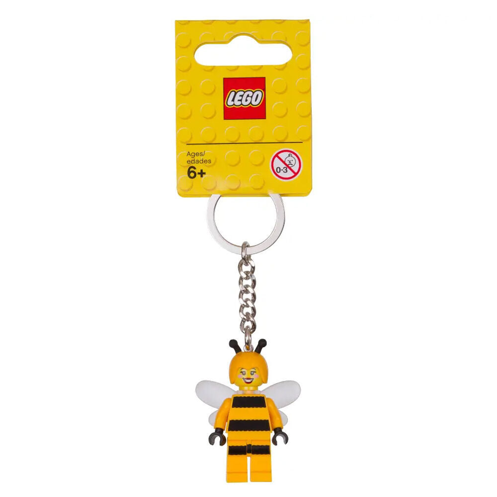 2PK Lego Brick Keychain Light Bumble Bee Hanging Accessory Key Ring Bag Charm