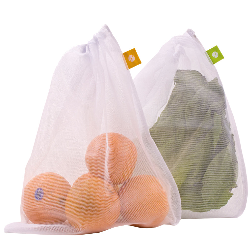 3x 5pc Appetito Mesh Produce Bags Home Kitchen Food Organiser