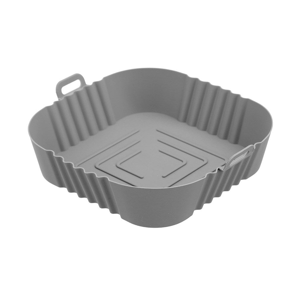 16pc Lemon & Lime Silicone Air Fryer Tray Square 21x5cm - Assorted
