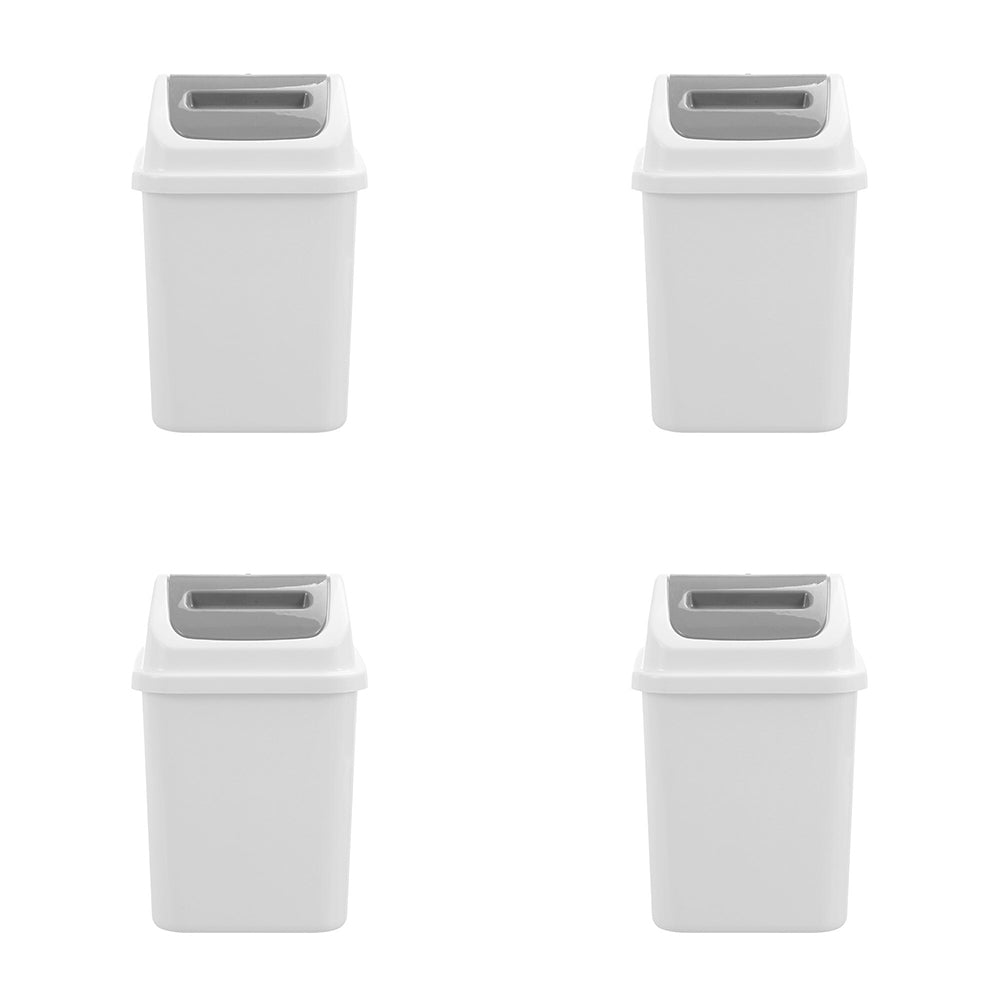 4PK Boxsweden Tidy Swing 4L/26cm Rubbish Bin - Assorted