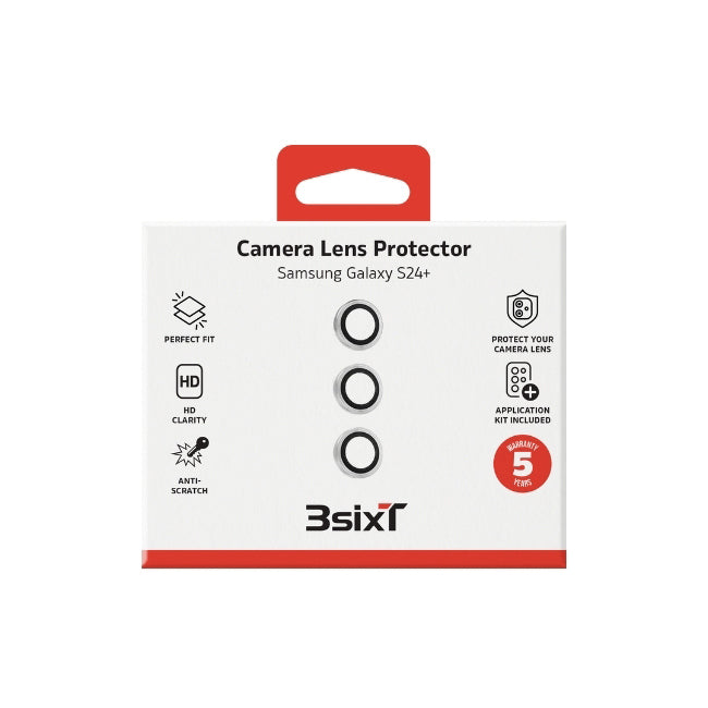 3PK 3sixT Camera Lens Protector For Samsung GS24+ w/ Application Kit