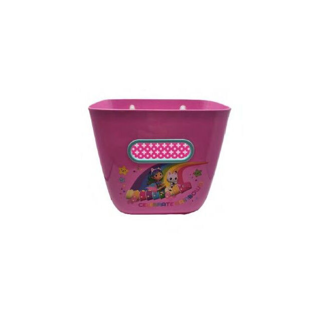 3PK Gabbys Dollhouse Bath Scoop Organiser Kids Bathing Toy Storage Pink