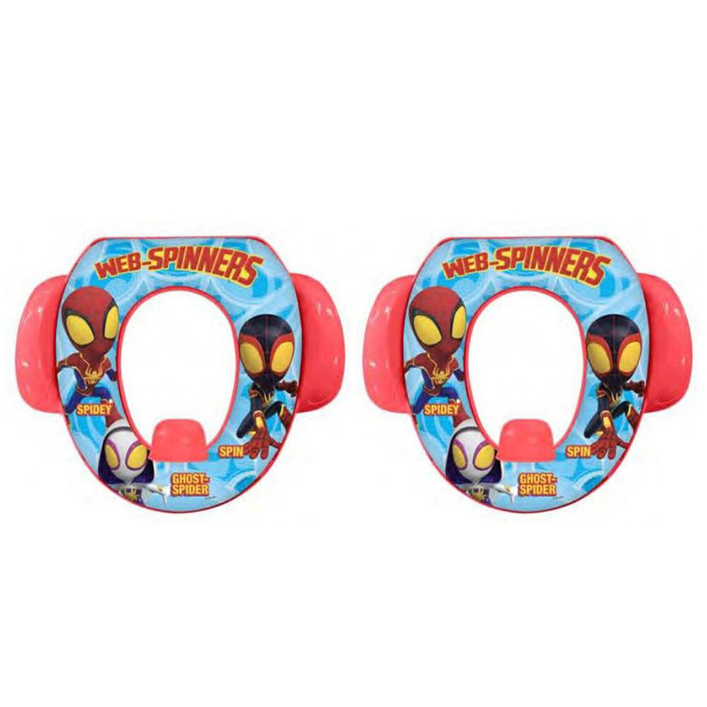 2PK Spiderman Soft Padded Potty Seat w/ Guard Kids/Children Toilet Training