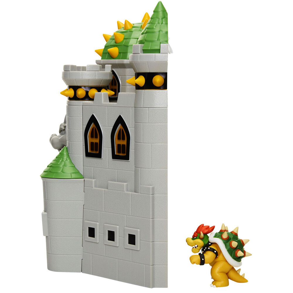 Nintendo Super Mario Bowser Castle Action Figures Playset 2.5inch