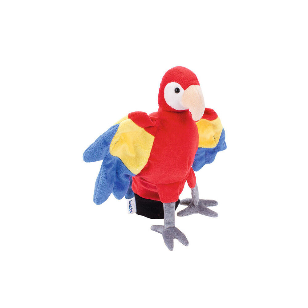 Beleduc Hand Puppet Parrot Animal Storytelling Tool Kids/Children - 3y+