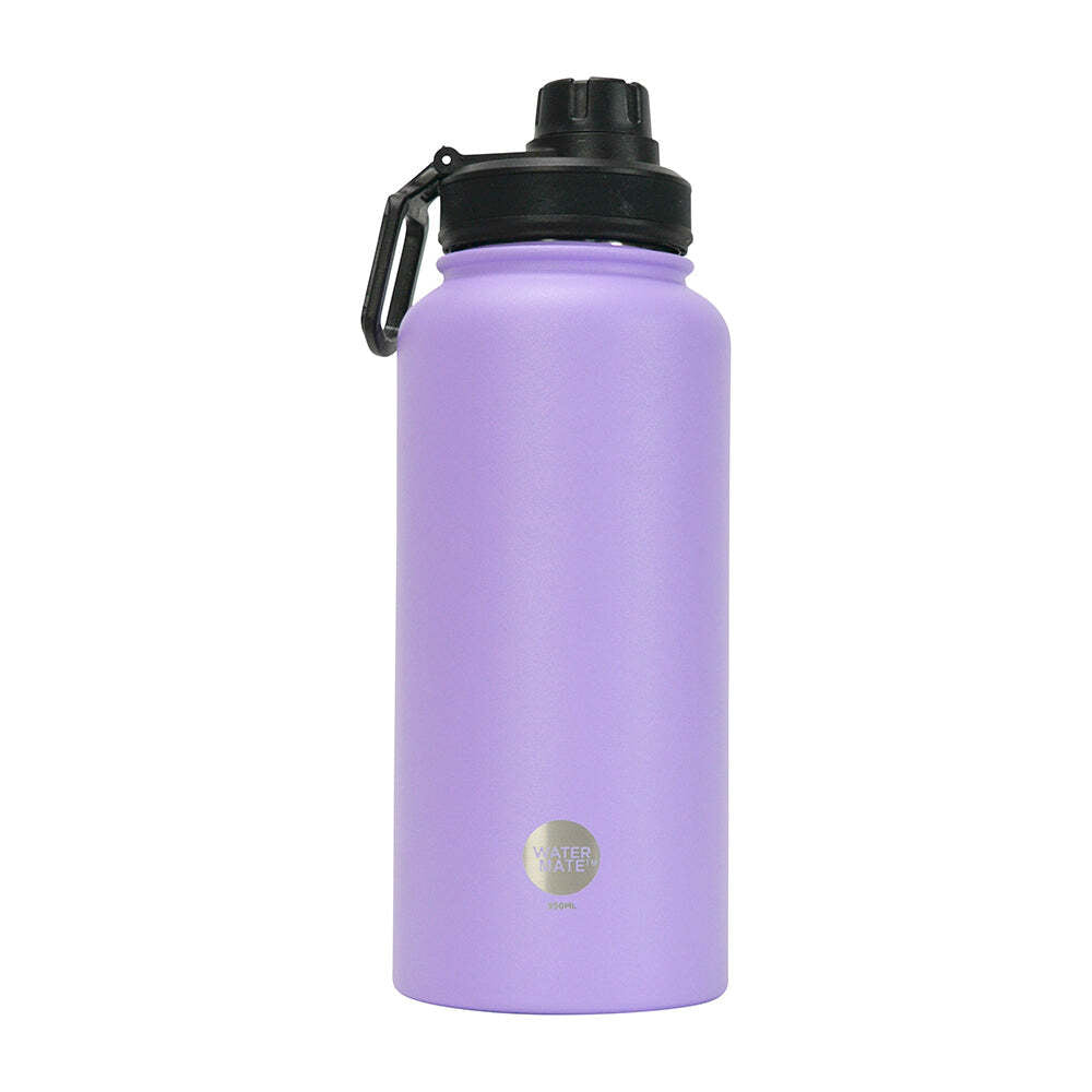 2PK Annabel Trends Watermate 950ml Stainless Steel Bottle Gelato Purple