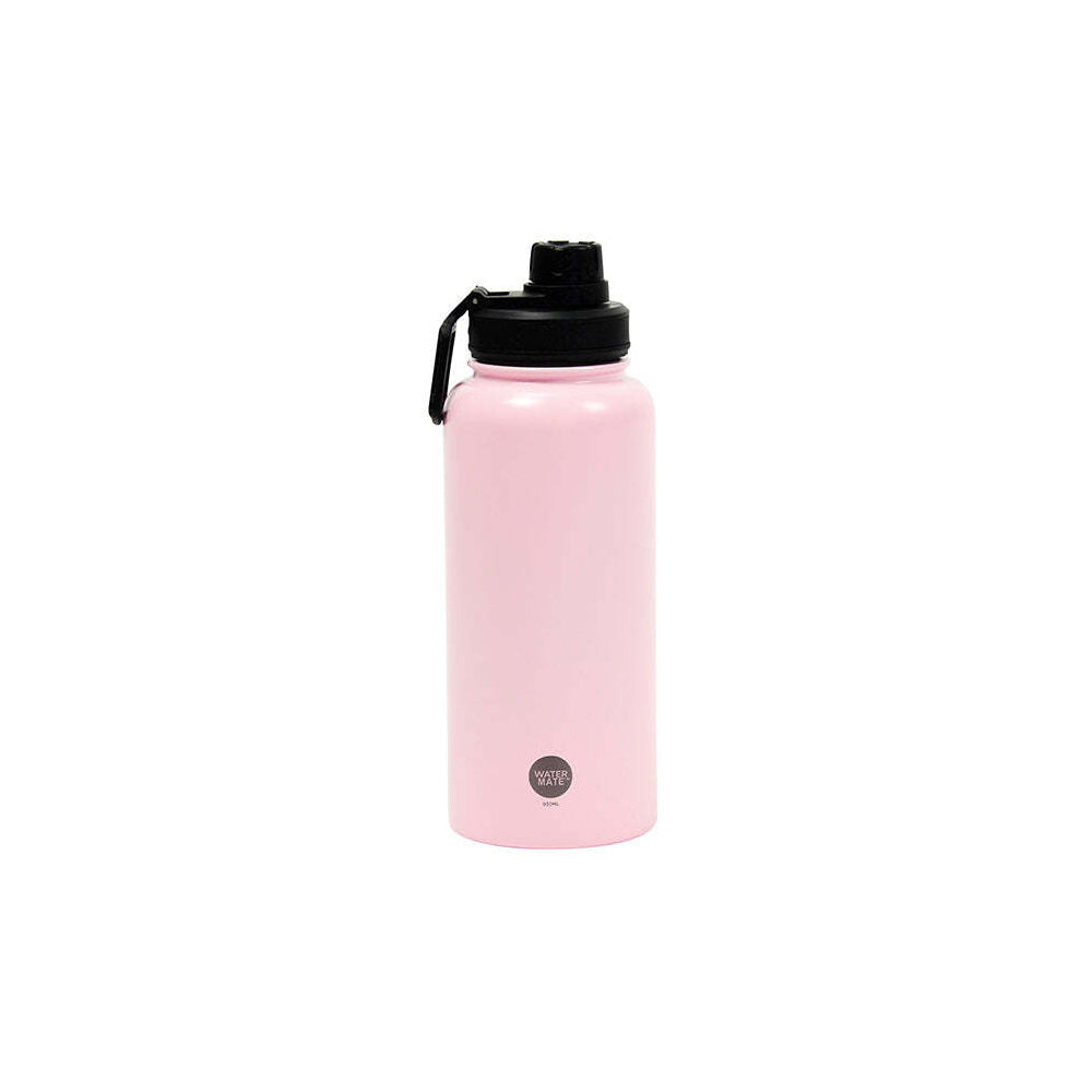 2PK Annabel Trends Watermate 950ml Stainless Steel Bottle Pale Pink