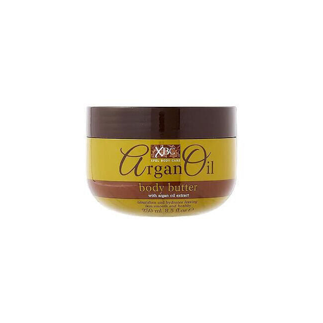 6PK XBC Argan Oil Body Butter Moisturiser 250ml For All Skin Types