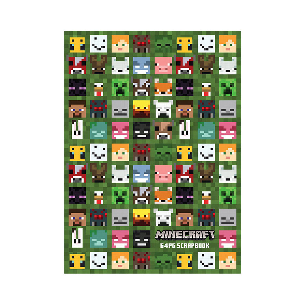 5PK Minecraft 64-Page Scrapbook Art/Craft Kids Notebook
