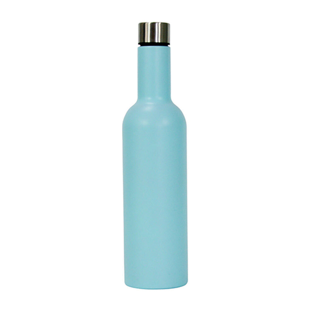 Annabel Trends Double Walled Stainless Steel Wine Bottle 750ml Gelato Blue