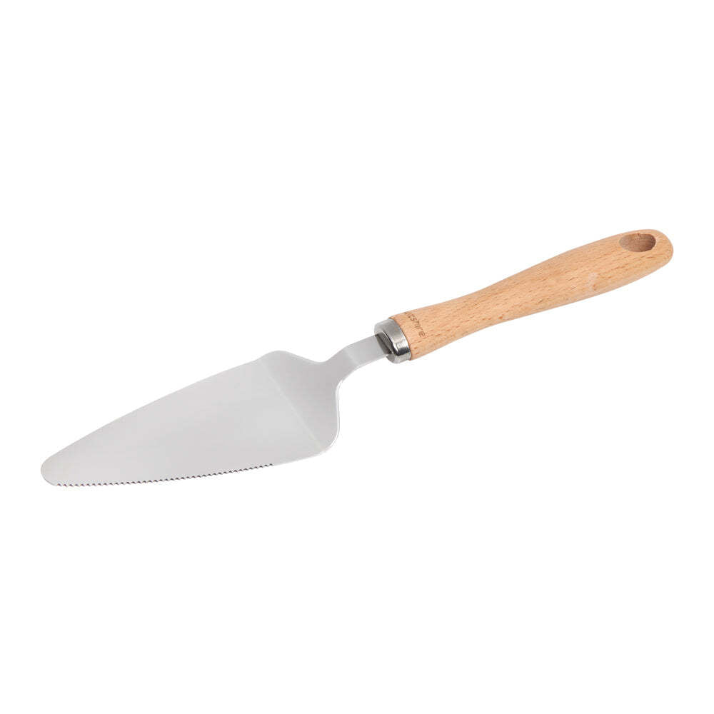 2PK Wiltshire Beechwood Handle Stainless Steel Cake Server