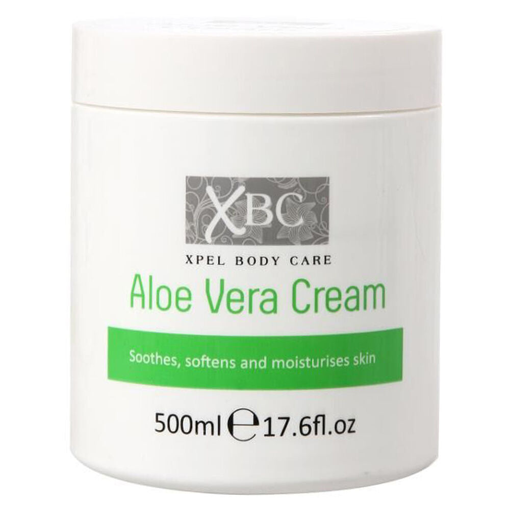 12PK XBC Aloe Vera Cream Moisturising Body Lotion For Dry Irritated Skin 500ml