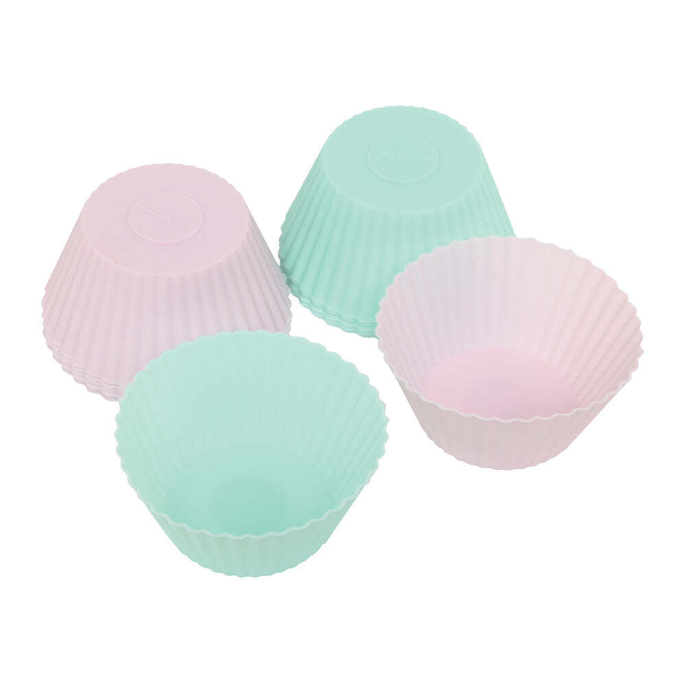 2 x 12pc Wiltshire Silicone Reusable Cupcake/Muffin Cases