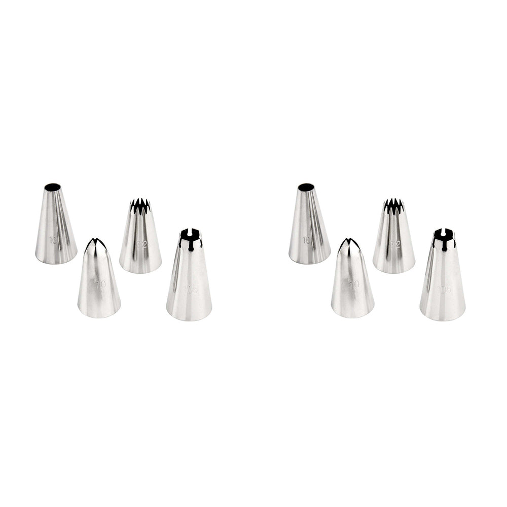 2 x 4pc Wiltshire Cake Decorating Border Piping Tip Nozzles