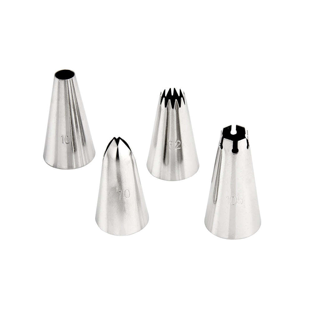 2 x 4pc Wiltshire Cake Decorating Border Piping Tip Nozzles