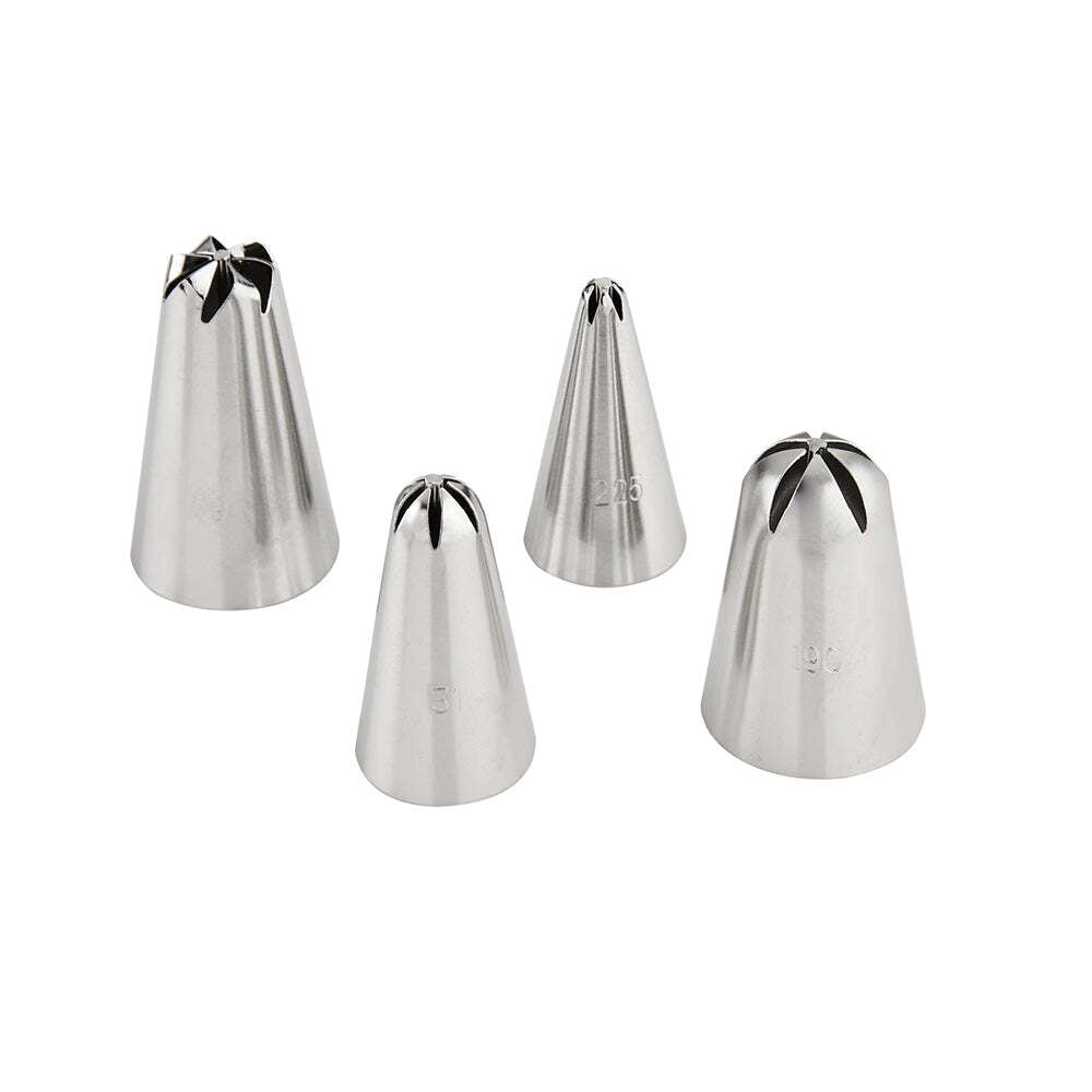 2 x 4pc Wiltshire Cake Decorating Flower Piping Tip Nozzles