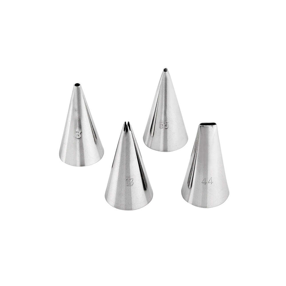 2 x 4pc Wiltshire Cake Decorating Writing Piping Tip Nozzles