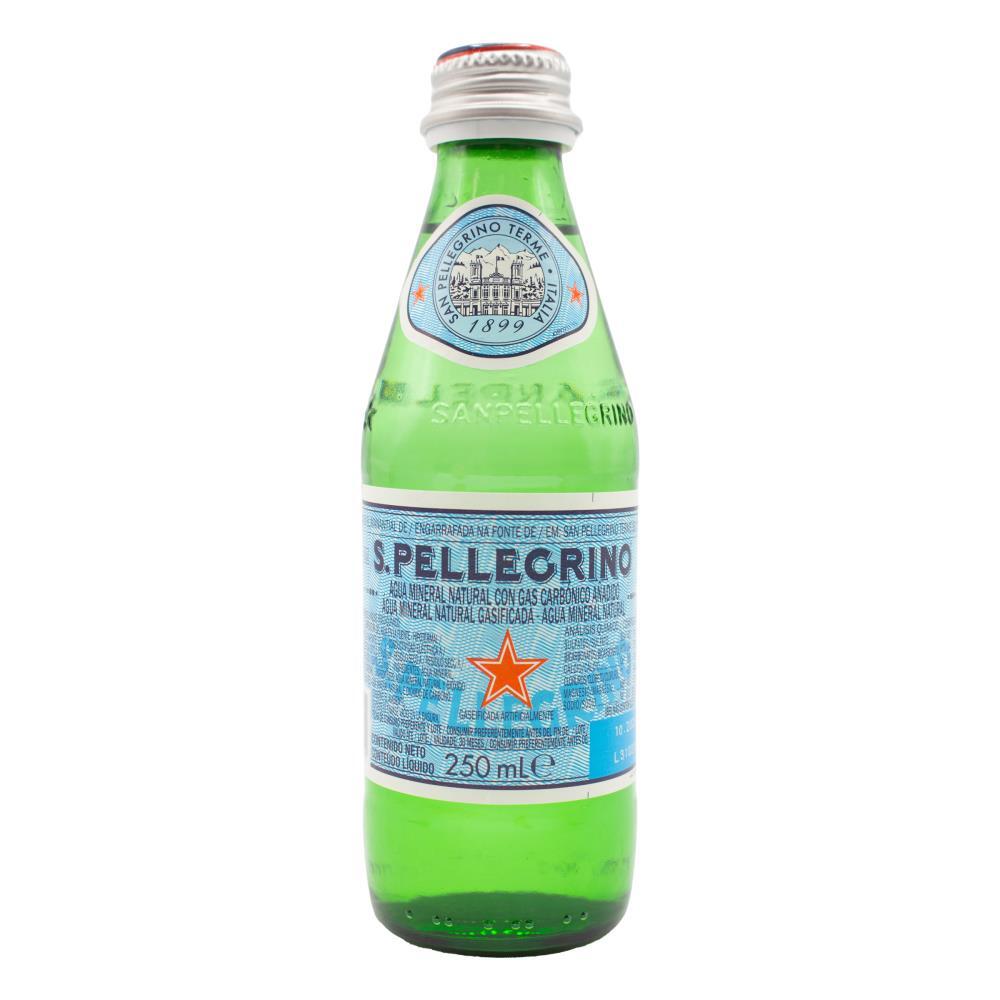 24PK San Pellegrino 250ml Sparkling Mineral Water Drink Beverage