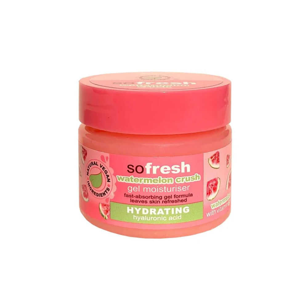 6PK XBC So Fresh Watermelon Crush Hydrating Gel Moisturiser For Dry Dull Skin 50ml