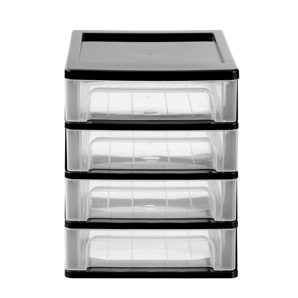 4PK Boxsweden A4 Desktop 4-Drawer Unit 33.5x26cm - Assorted