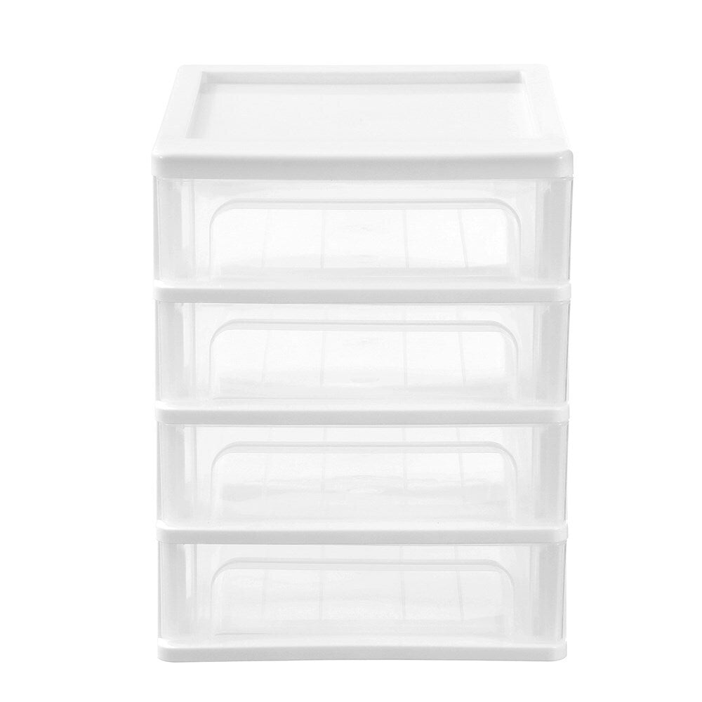 4PK Boxsweden A4 Desktop 4-Drawer Unit 33.5x26cm - Assorted