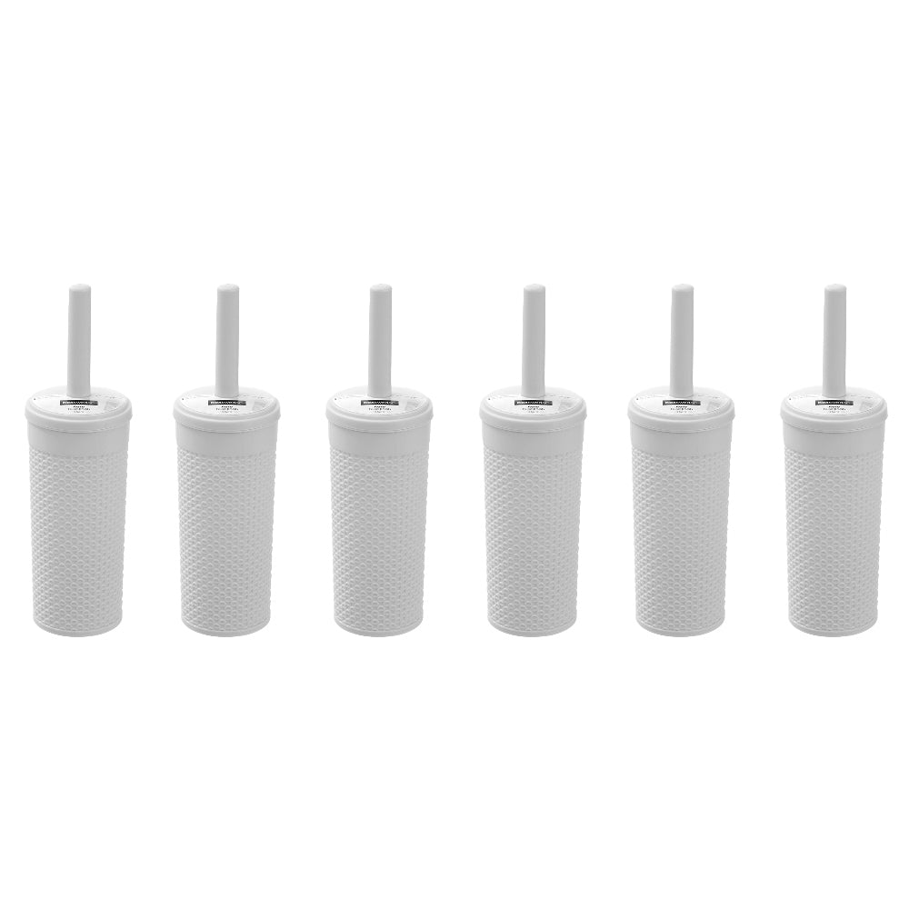 6PK Boxsweden Aero Bathroom Toilet Brush & Holder Set 35cm - Assorted