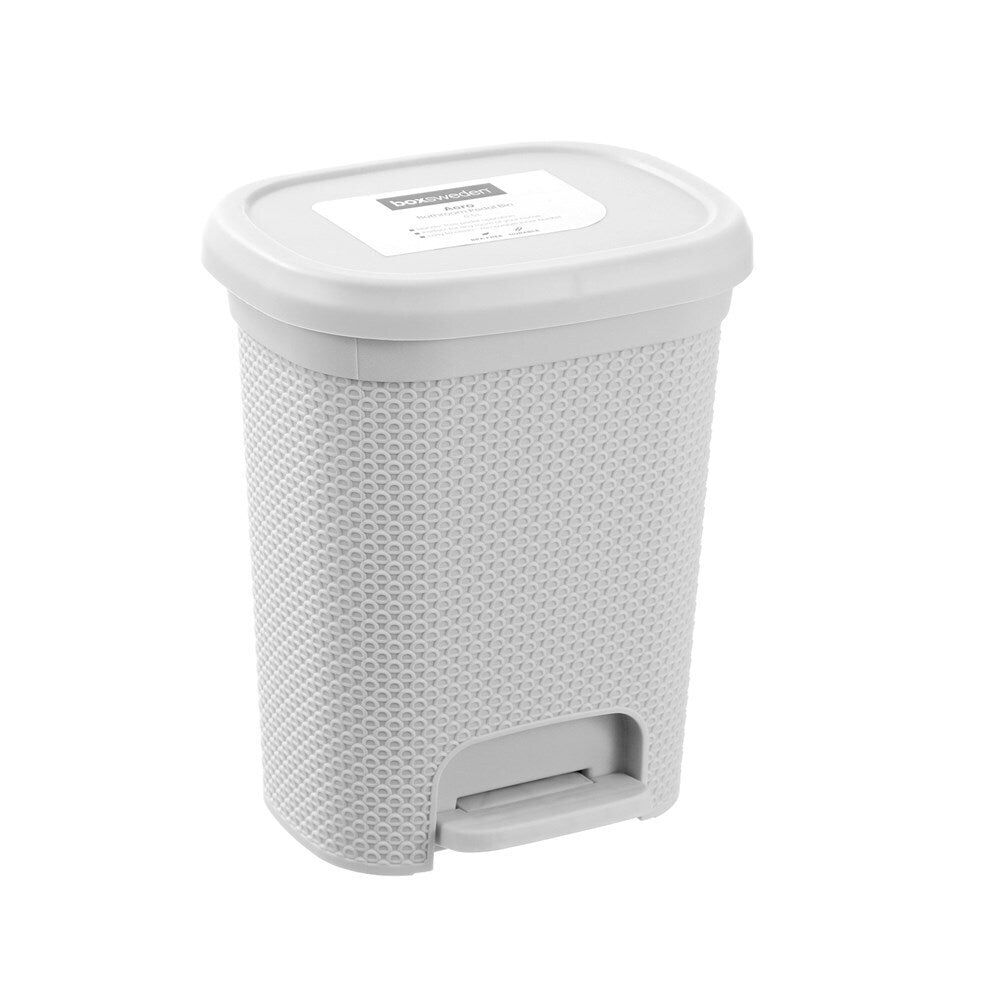 3PK Boxsweden Aero 6.5L Bathroom Pedal Trash Bin - Assorted
