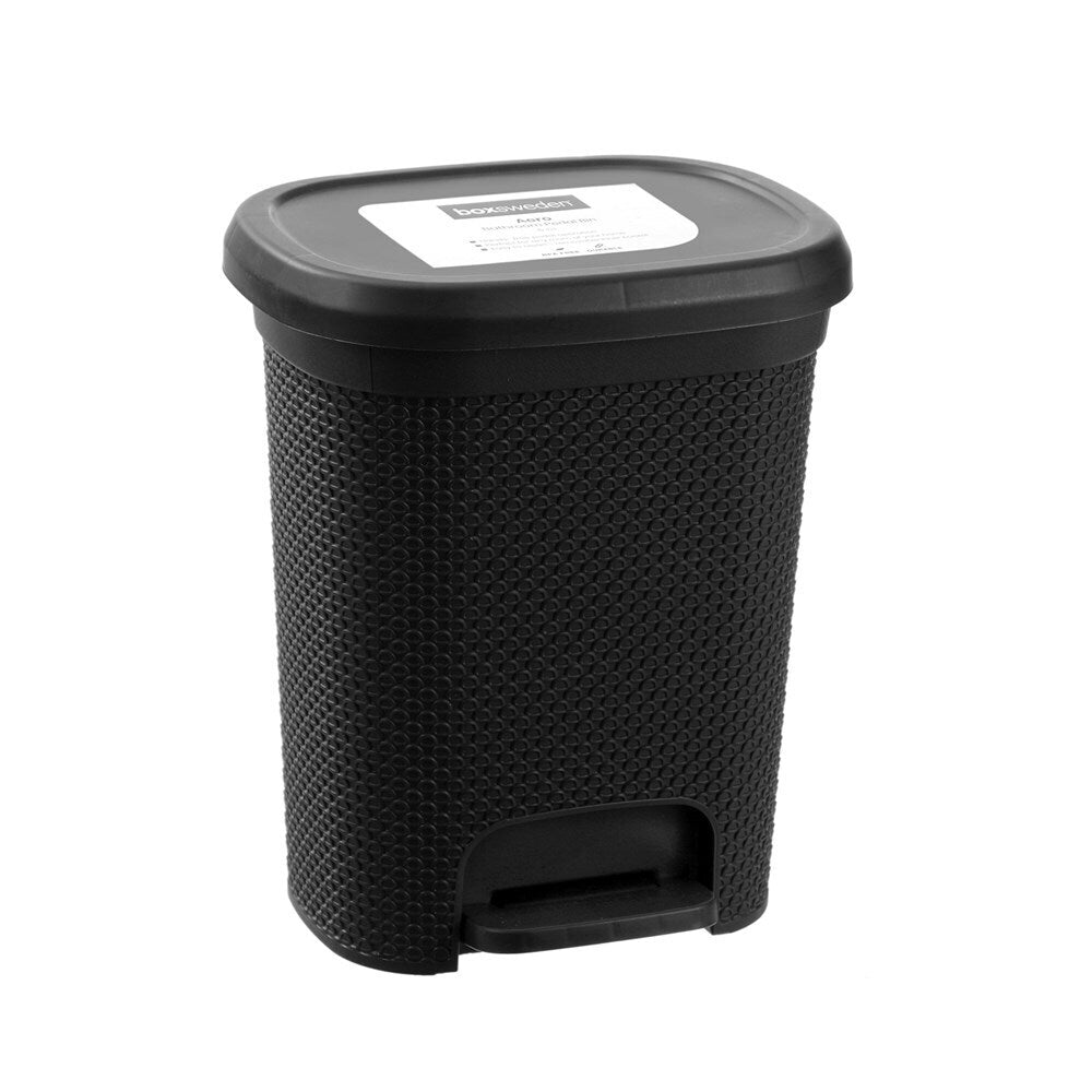 3PK Boxsweden Aero 6.5L Bathroom Pedal Trash Bin - Assorted