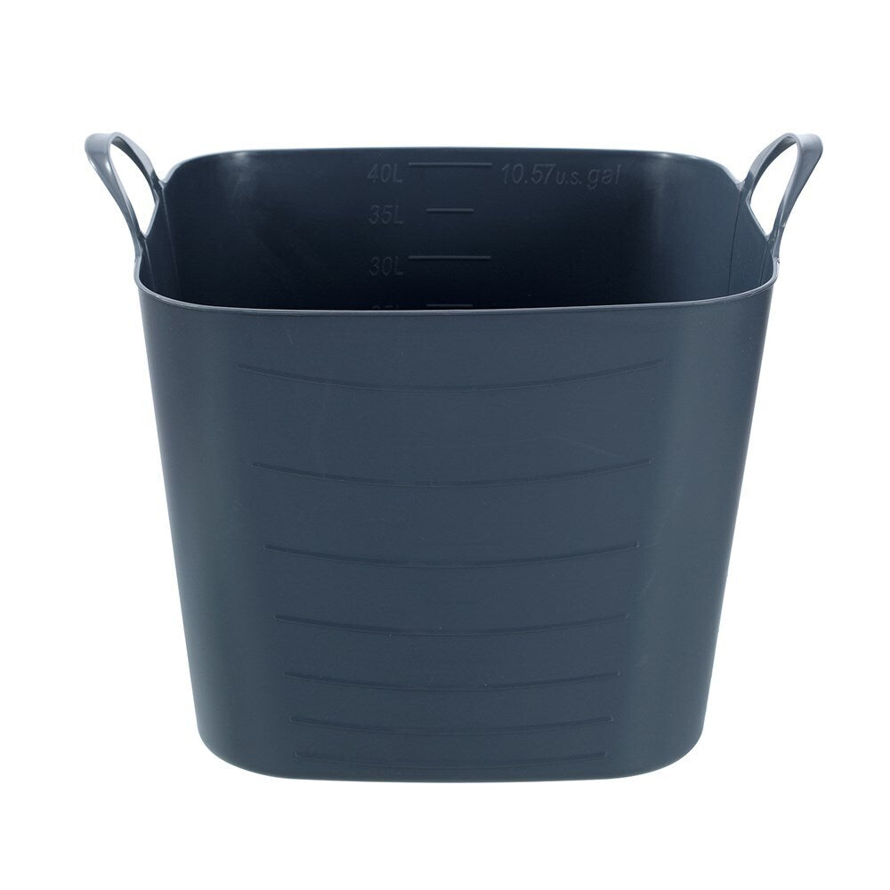 12PK Boxsweden Square Flexible Tub 40L Storage w/ Handle - Assorted