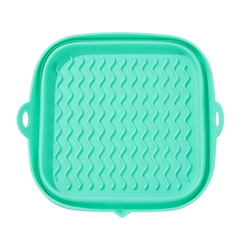 8PK Lemon & Lime Silicone Collapsible Air Fryer Tray Square 21cm - Assorted