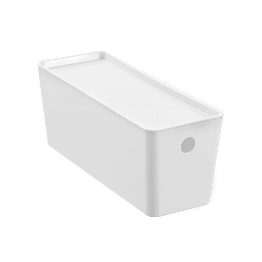 4PK Boxsweden Smooth Tidy Box w/ Lid 5L/35cm - Assorted