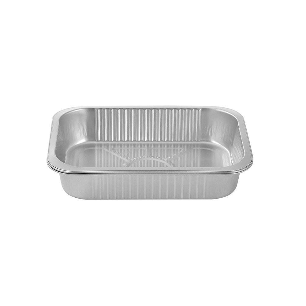 48pc Lemon & Lime Premium Smooth Wall Foil Tray 28x20cm - Silver