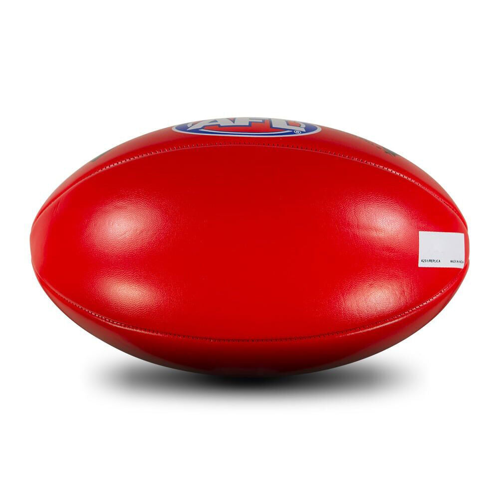 Sherrin PVC AFL Outdoor Recreational Play Replica Football Size 4 Red