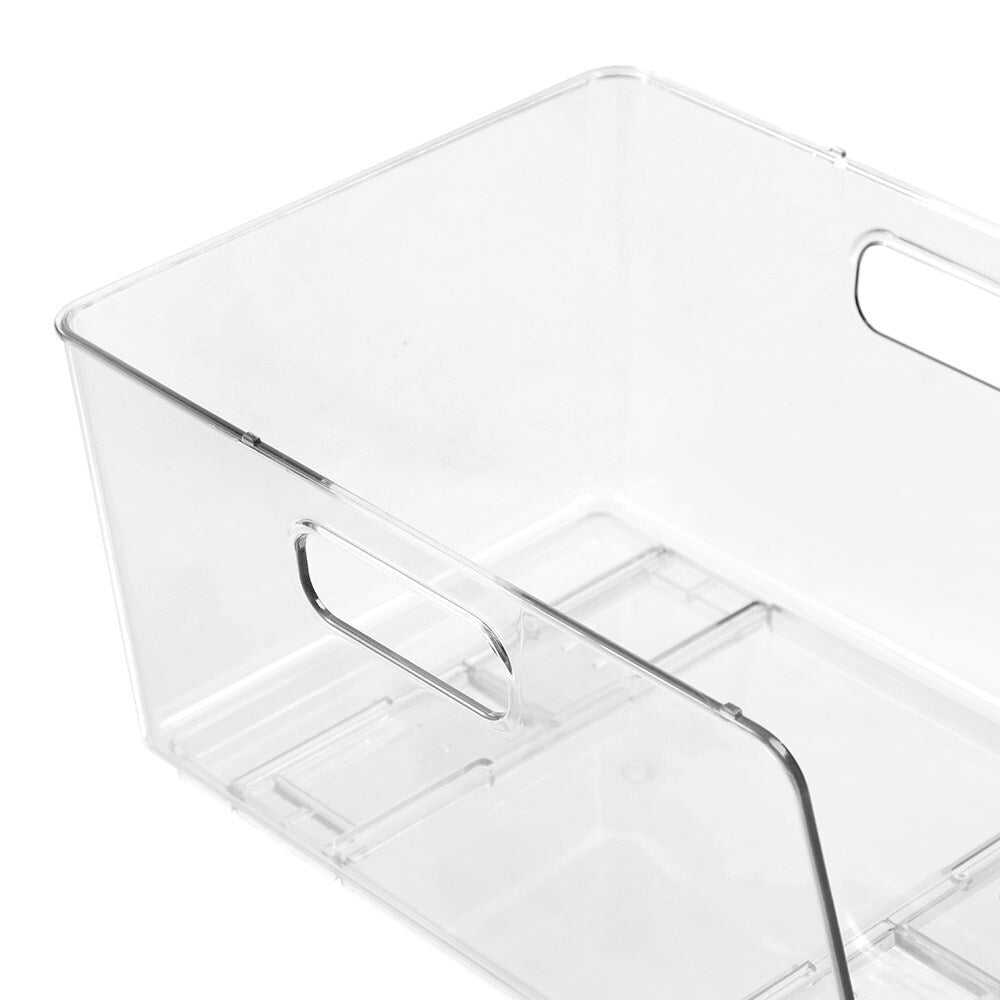 6PK Boxsweden Crystal Stacking Bin Storage 30x22cm - Clear