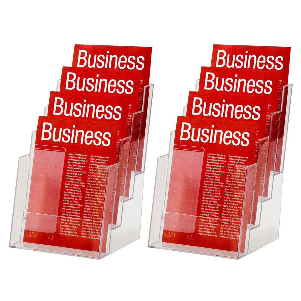 2PK Esselte 4 Tier A5 Brochure Holder