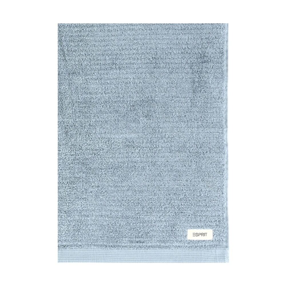 2PK Esprit 800GSM Porto Cotton Ribbed Bathroom Bath Mat 50x80cm Chambray Blue