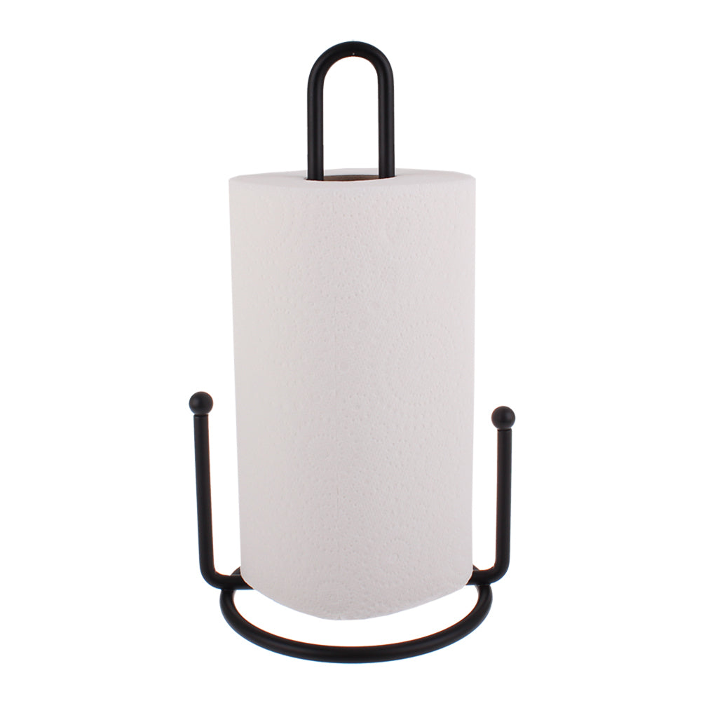 2PK Entrée Deluxe Paper Towel Holder 29cm Roll Dispenser Stand - Black