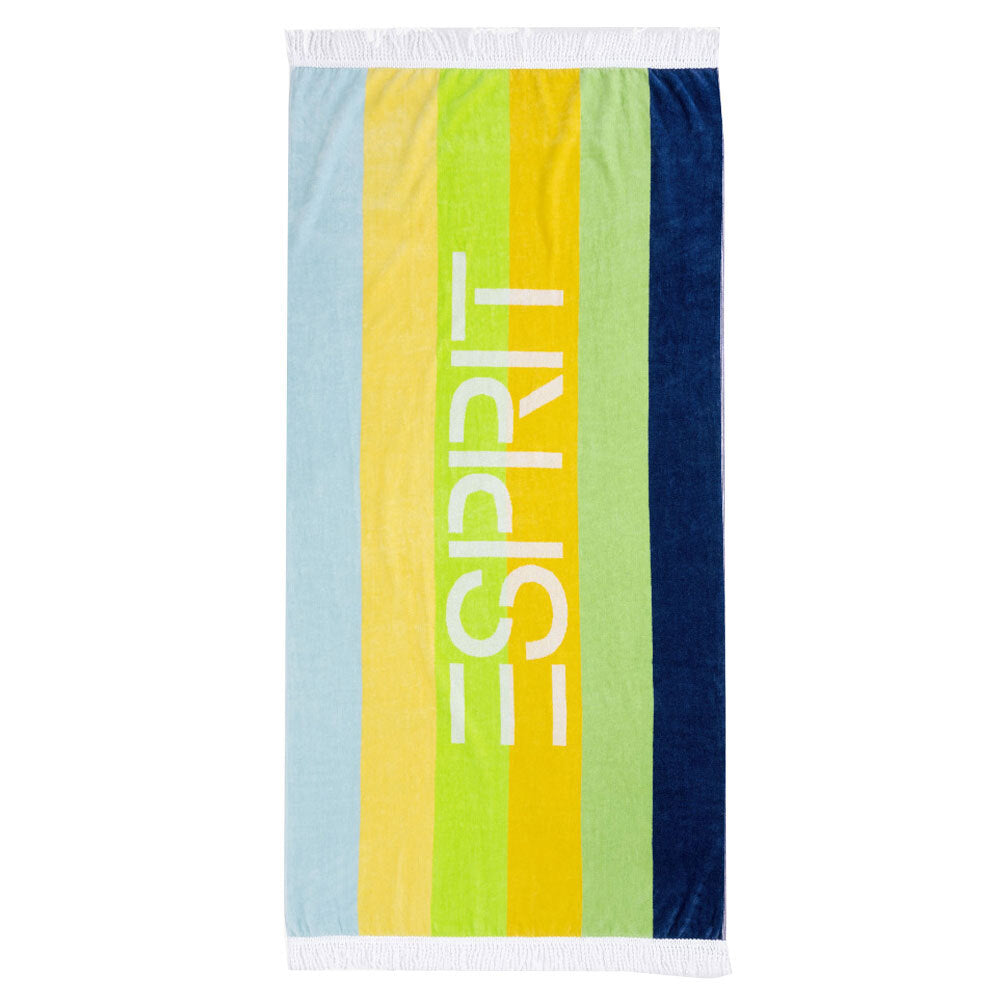 Esprit Cotton Beach Towel 80x160cm - Florida Cobalt
