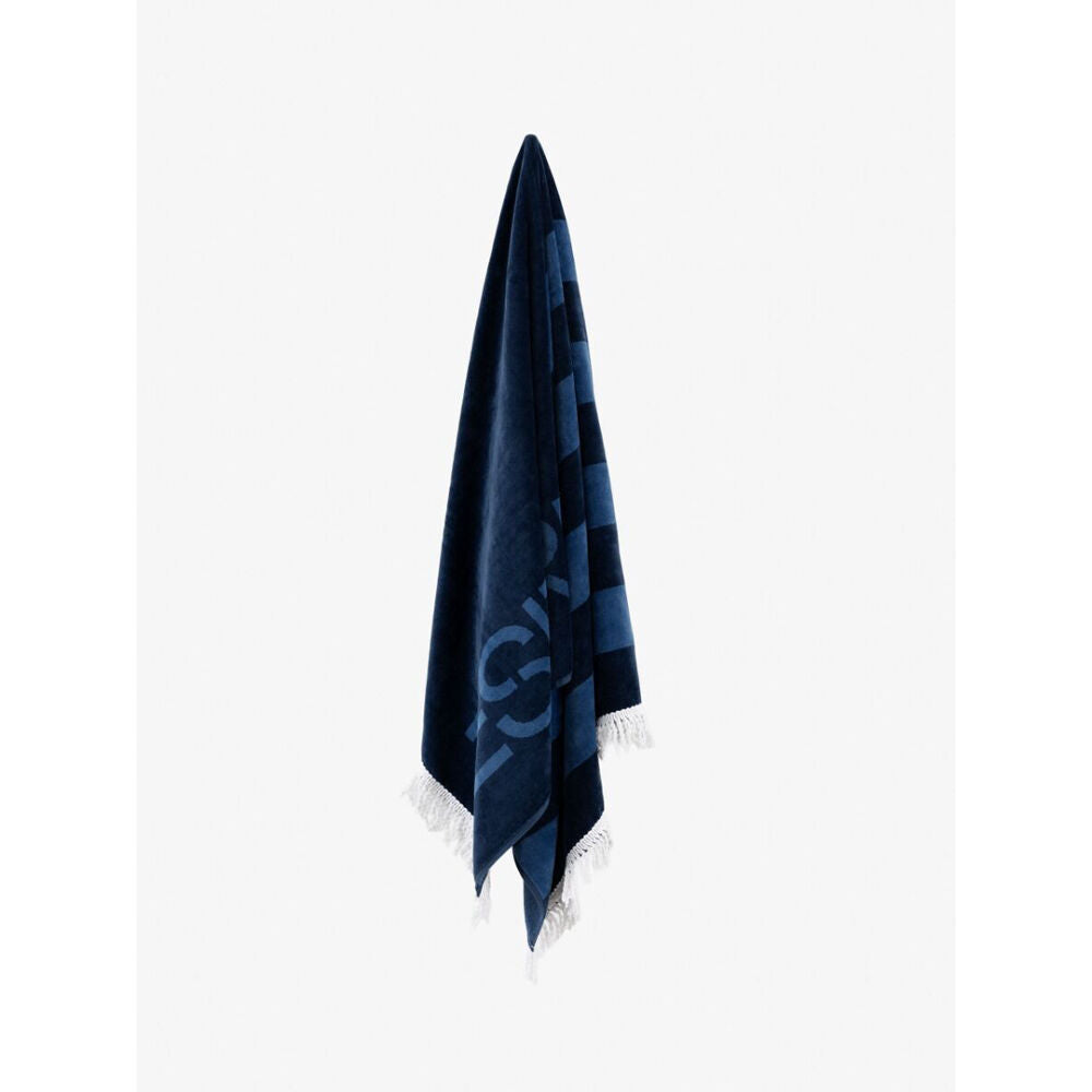 Esprit Horizon Cotton Beach Towel 400gsm 80cm x 160cm Black Stripes