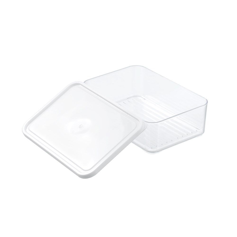 12PK Lemon & Lime Fridge Food Storer Container 900ml 18x12x5.6cm