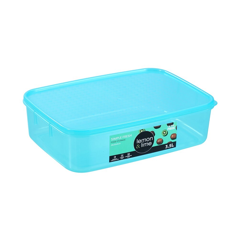 32pc Lemon & Lime 3.5L Simple Fresh Food Container Assorted