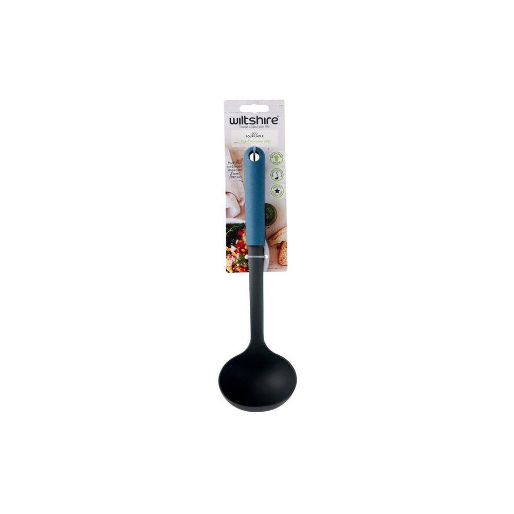 2PK Wiltshire Eco Friendly Bio-Based Handle Soup Ladle Spoon