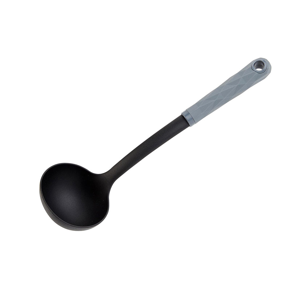 2PK Wiltshire Diamond Soft Touch Handle Soup Ladle Spoon