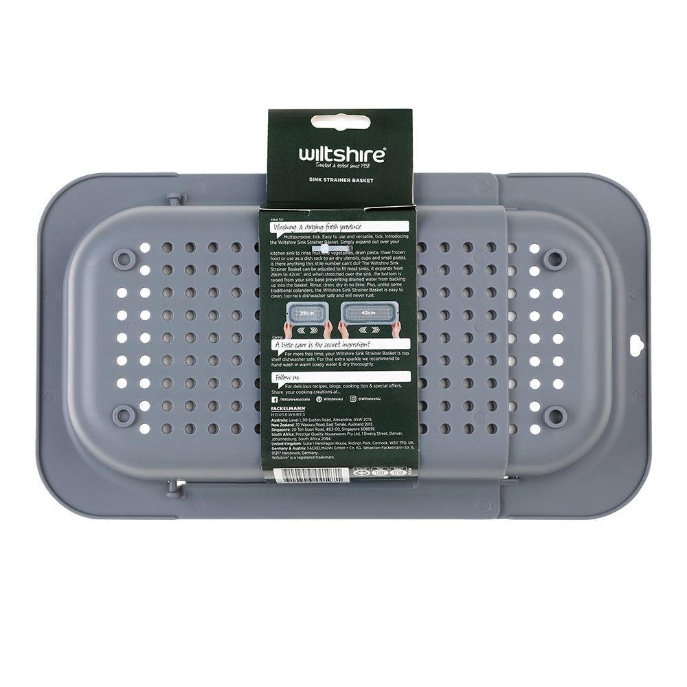 2PK Wiltshire Expandable Multi-Purpose Sink Strainer Basket