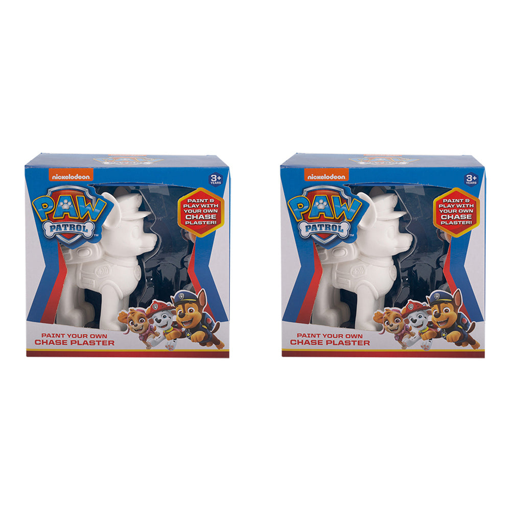 2PK Paw Patrol Paint Your Own Chaser Plaster Kids Craft 3y+