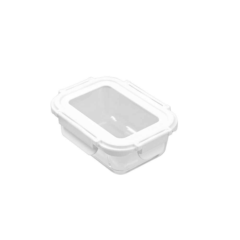 12PK Lemon & Lime Yorkshire Glass Fresh Lock Food Container 375ml