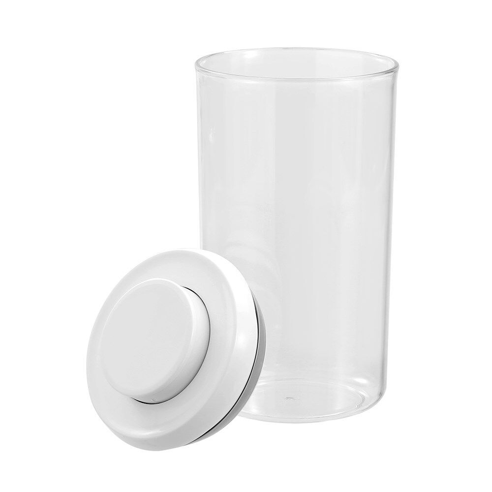 12PK Lemon & Lime Pop-Up Lid Pantry Container Round 950ml 10x10x18.5cm