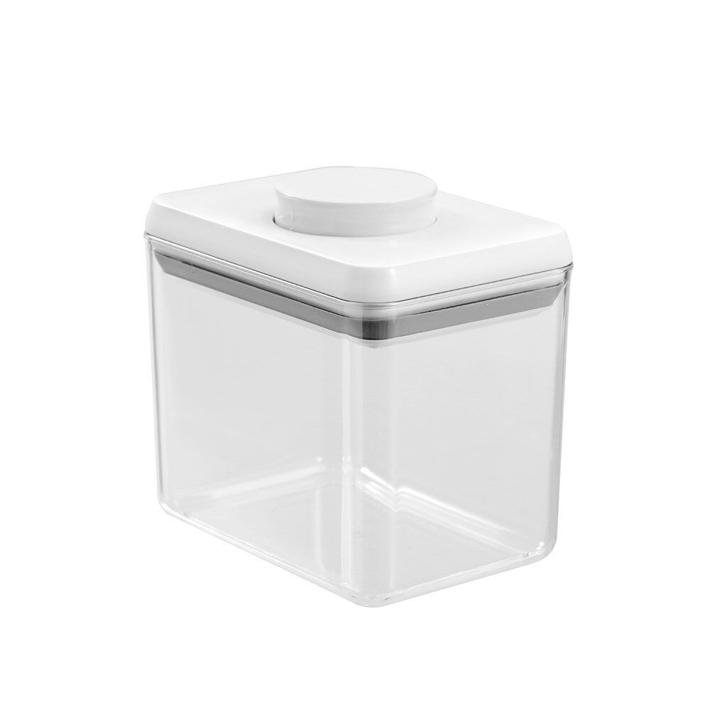 12PK Lemon & Lime Pop-Up Lid Pantry Container Rectangle 1L 14x10x12.5cm